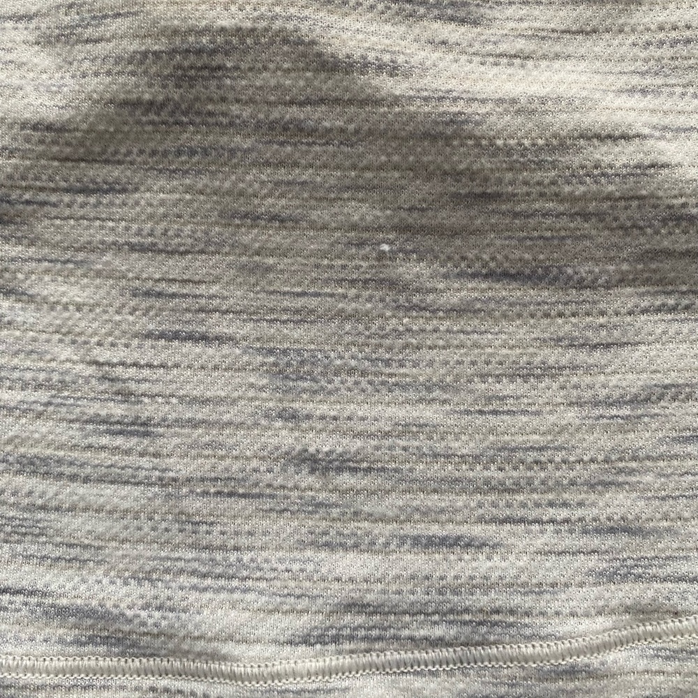 Lululemon Slay The Studio 2-In-1 Tank Tiger Space Dye Hail White Titanium Size 6 - Picture 2 of 7